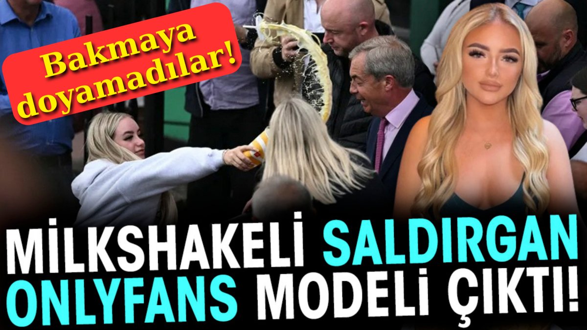 Milkshakeli saldırgan Onlyfans modeli çıktı. Bakmaya doyamadılar