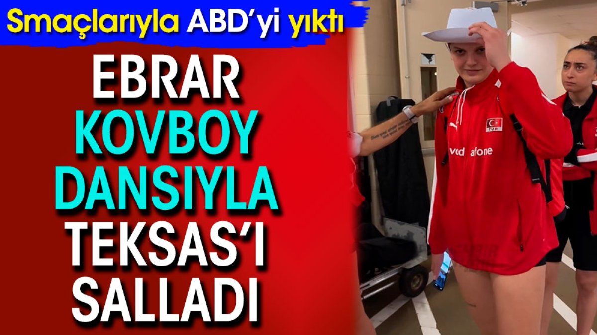 Ebrar Karakurt Turkish Kovboy dansıyla Teksas'ı salladı