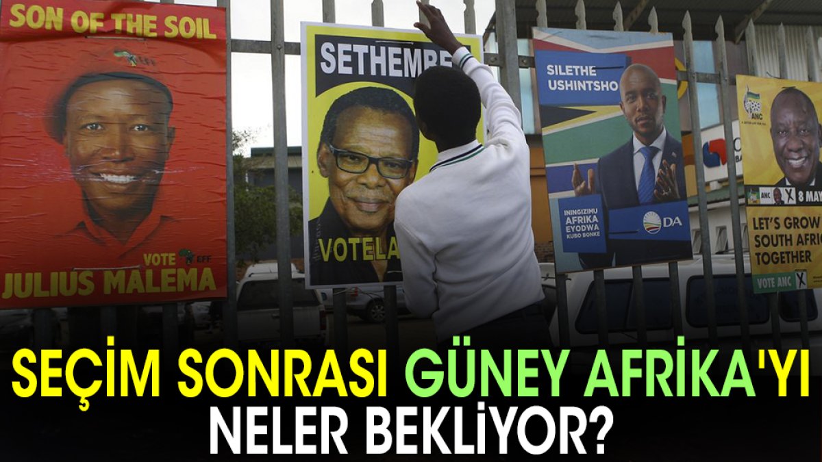 Seçim sonrası Güney Afrika'yı neler bekliyor