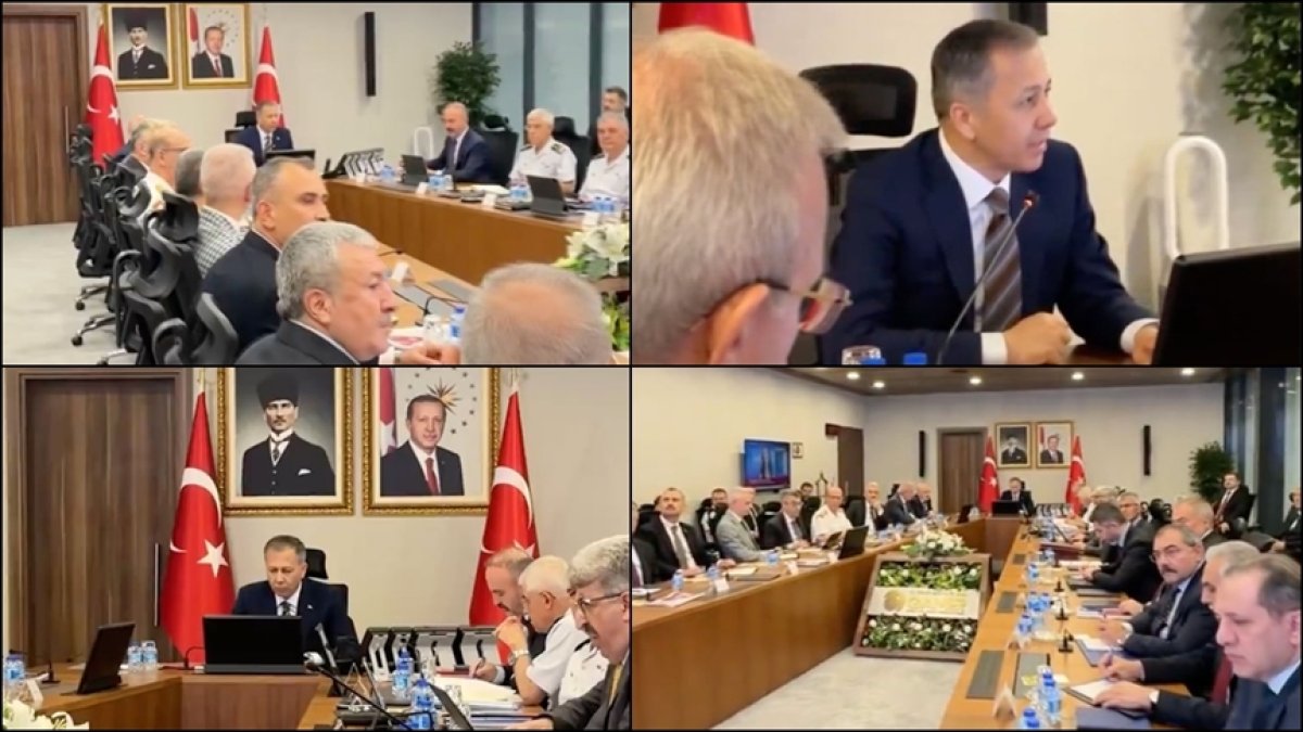Bakan Yerlikaya başkanlığında Güvenlik Toplantısı düzenlendi