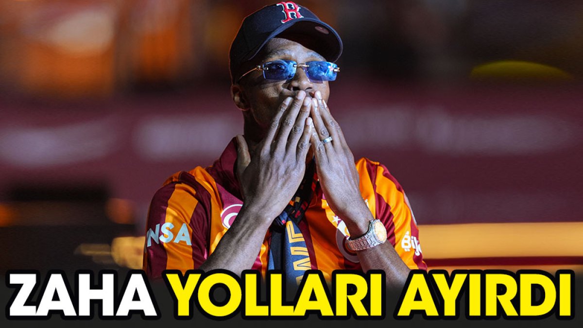 Wilfried Zaha yolları ayırdı