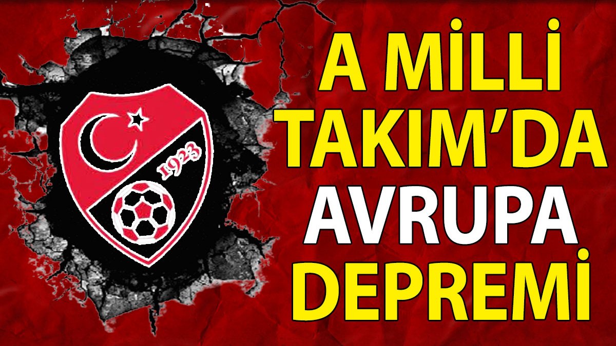 A Milli Takım depremi