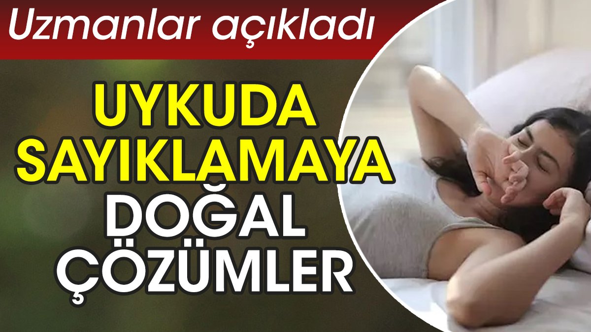 Uykuda sayıklamaya doğal çözümler. Uzmanlar açıkladı