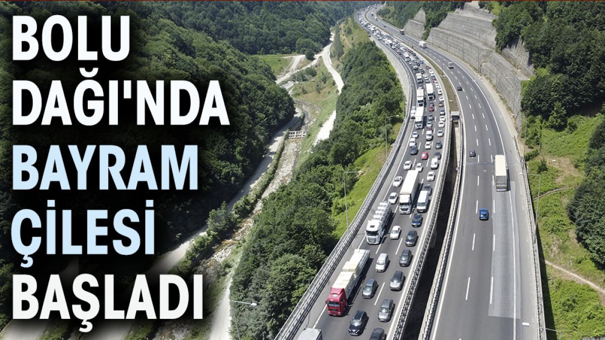 Bolu Dağı'nda bayram çilesi başladı