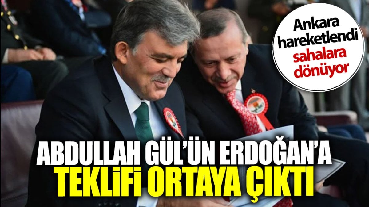 Abdüllah Gül’ün Erdoğan’a teklifi ortaya çıktı! Sahalara dönüyor