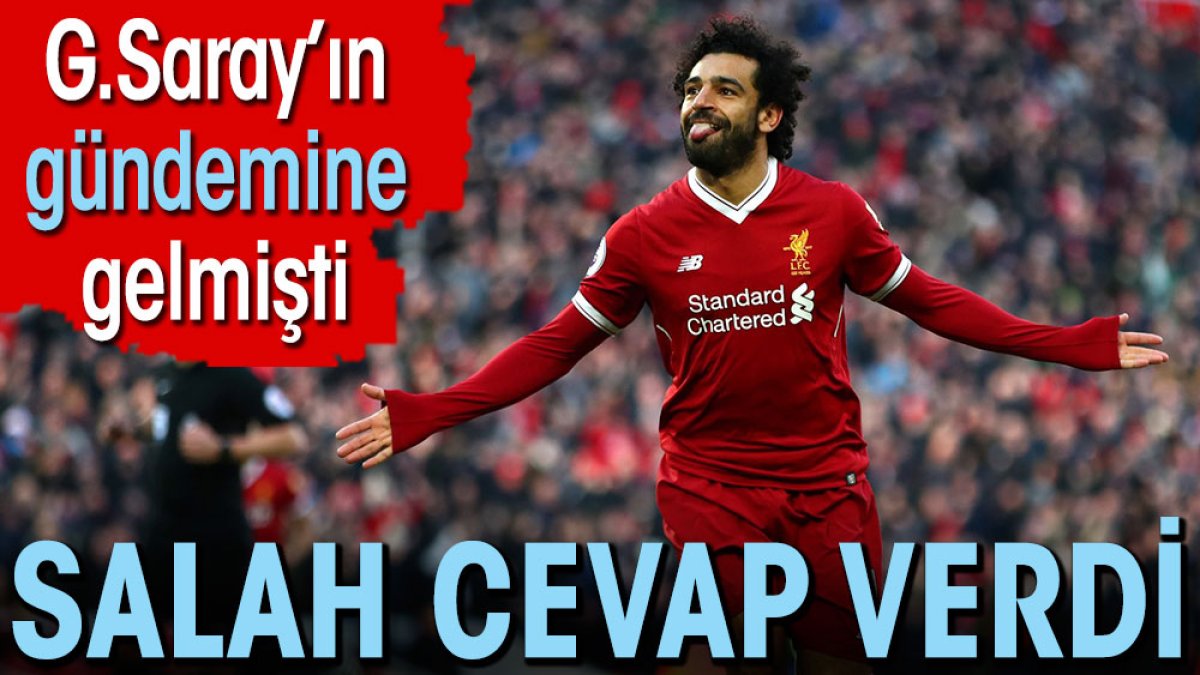 Salah Galatasaray'a cevap verdi