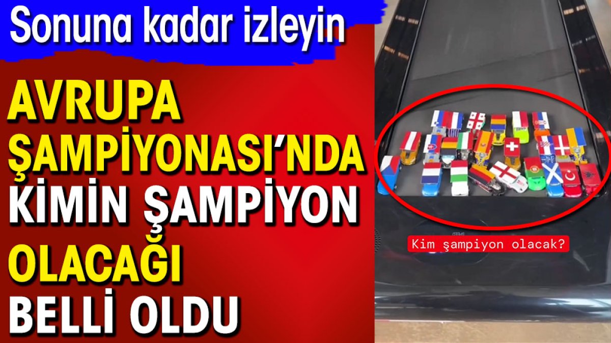 Avrupa Şampiyonası'nda kimin şampiyon olacağı belli oldu. Sonuna kadar izleyin