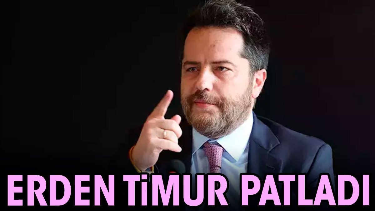 Erden Timur patladı