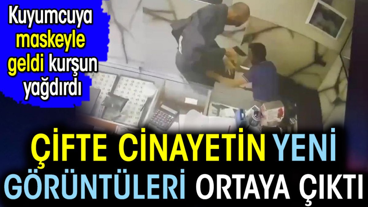 Şanlıurfa'da İki kişinin öldürüldüğü kuyumcu saldırısının görüntüsü ortaya çıktı