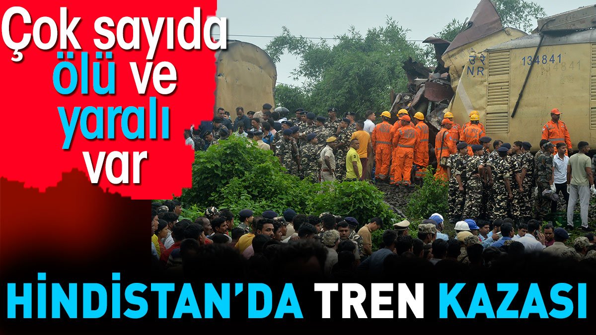 Hindistan’da tren kazası: 8 ölü, 60 yaralı