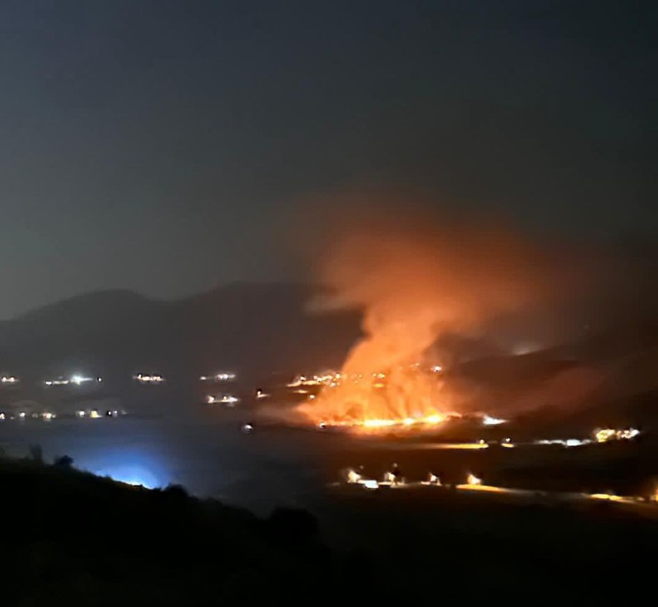 Adıyaman'da anız yangını