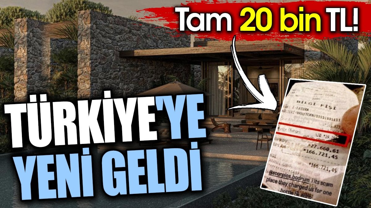 Türkiye'ye yeni geldi. Tam 20 bin TL!