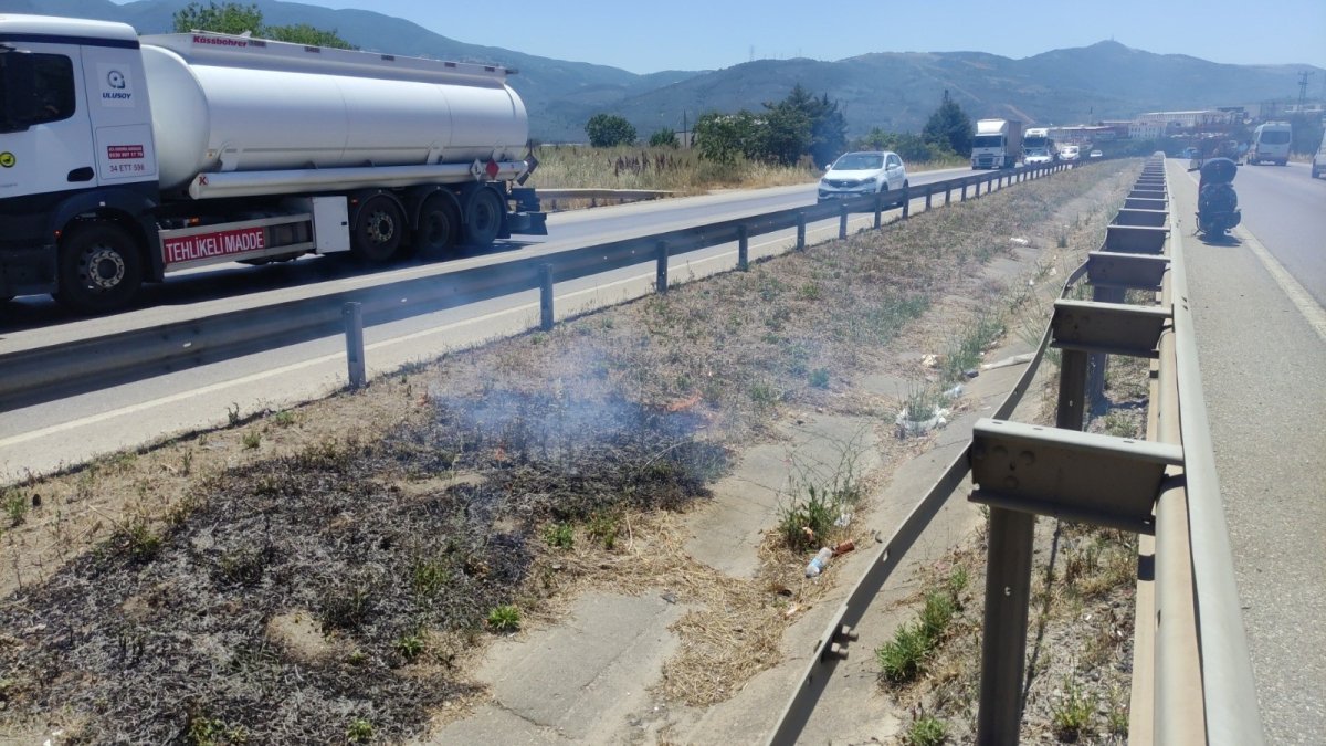 Sigara izmariti yangına yol açtı