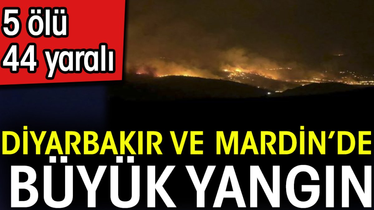 Flaş... Flaş... Diyarbakır'da yangın ölü ve yaralılar var