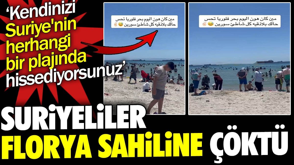 Suriyeliler Florya sahiline çöktü. 'Kendinizi Suriye'nin herhangi bir plajında hissediyorsunuz'