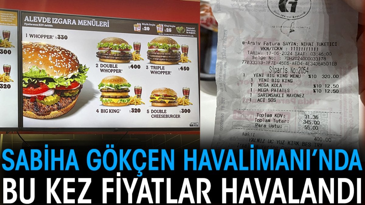 Sabiha Gökçen Havalimanı’nda bu kez fiyatlar havalandı