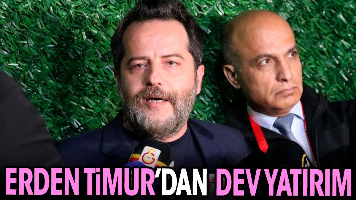 Erden Timur'dan dev yatırım