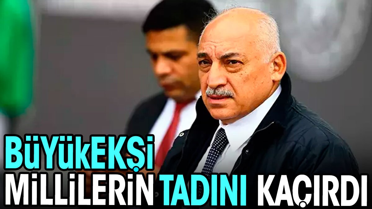 Mehmet Büyükekşi millilerin tadını kaçırdı