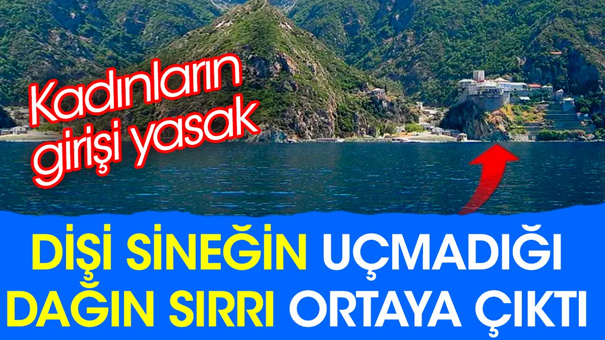 Kadınların girişi yasak. Dişi sineğin uçmadığı dağın sırrı ortaya çıktı