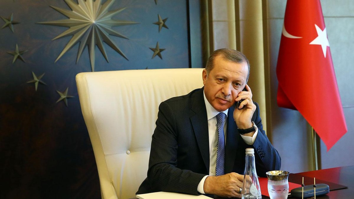 Cumhurbaşkanı Erdoğan Slovenya Başbakanı Golob ile görüştü