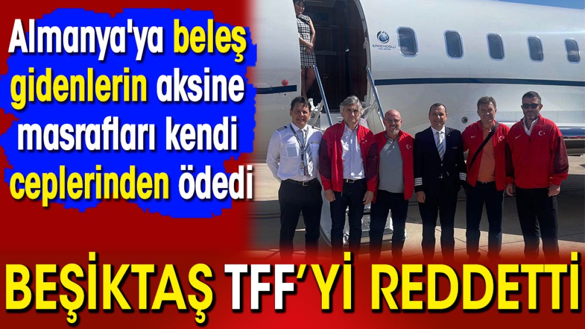 Beşiktaş TFF'nin beleşçiliğini reddetti