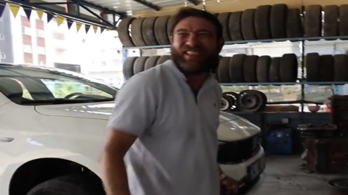Adana'da lastik tamircisi: 'Sürekli güldüğüm için cenazelere gidemiyorum'
