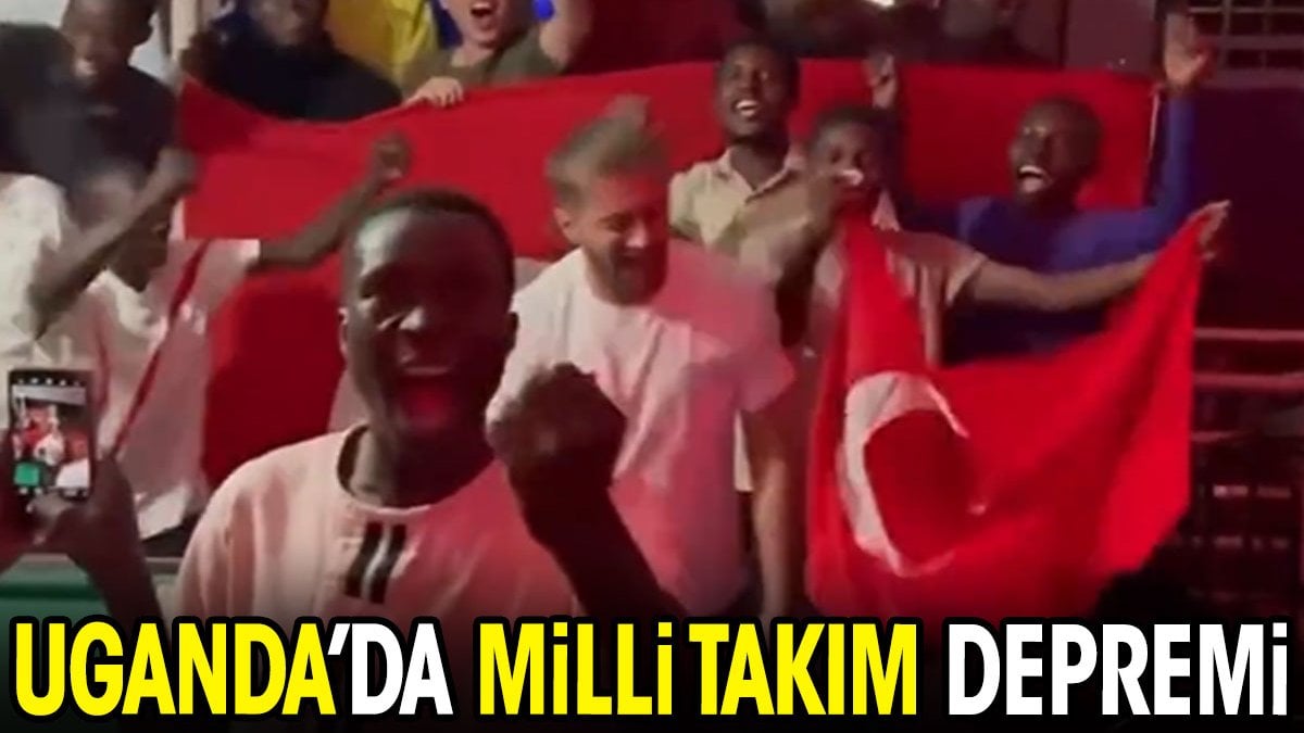 Uganda Türk milli takımı tur atlayınca adeta yıkıldı