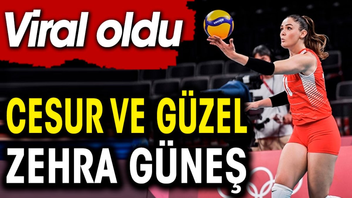 Cesur ve güzel Zehra Güneş. Viral oldu