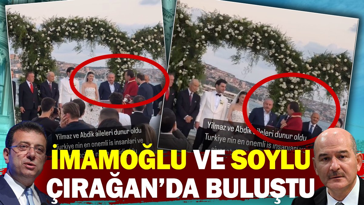 Ekrem İmamoğlu ve Süleyman Soylu Çırağan'da buluştu