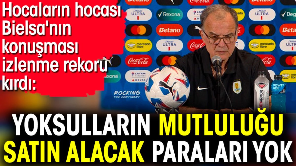 Hocaların hocası Bielsa'nın konuşması izlenme rekoru kırdı