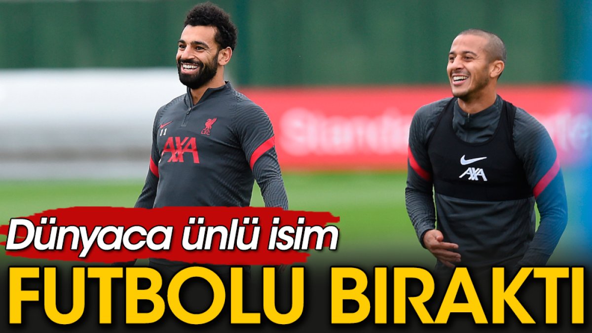 Dünya yıldızı 33 yaşında futbolu bıraktı