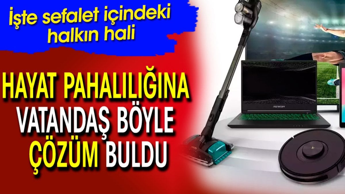 Hayat pahalılığına vatandaş böyle çözüm buldu. İşte sefalet içindeki halkın hali