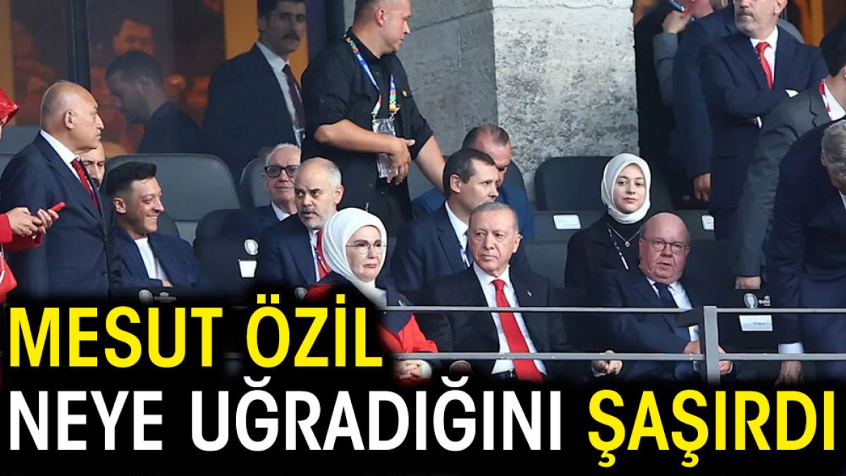 Mesut Özil neye uğradığını şaşırdı