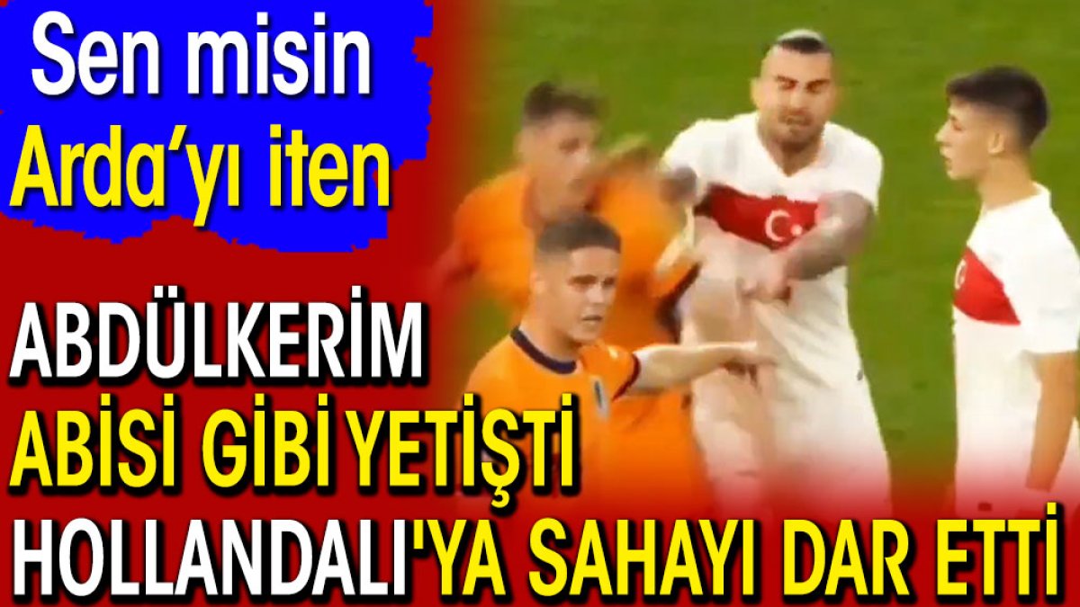 Sen misin Arda Güler'i iten. Abdülkerim Bardakcı sahayı dar etti