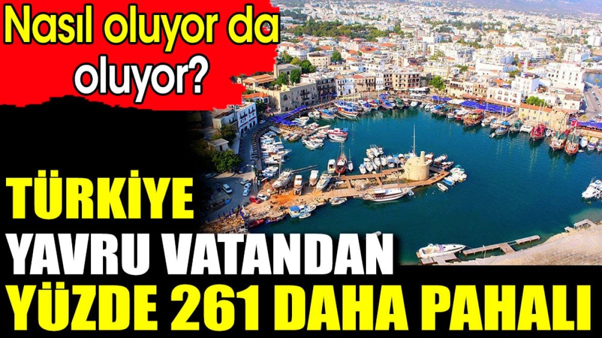 Türkiye yavru vatandan yüzde 261 daha pahalı. Nasıl oluyor da oluyor?