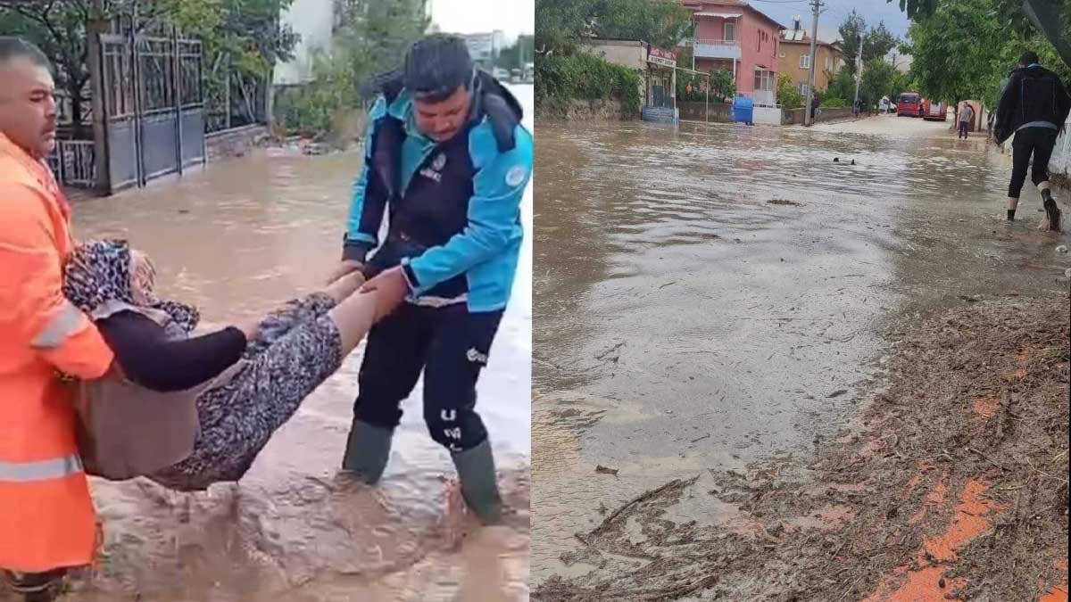 Niğde'de sağanak sele neden oldu