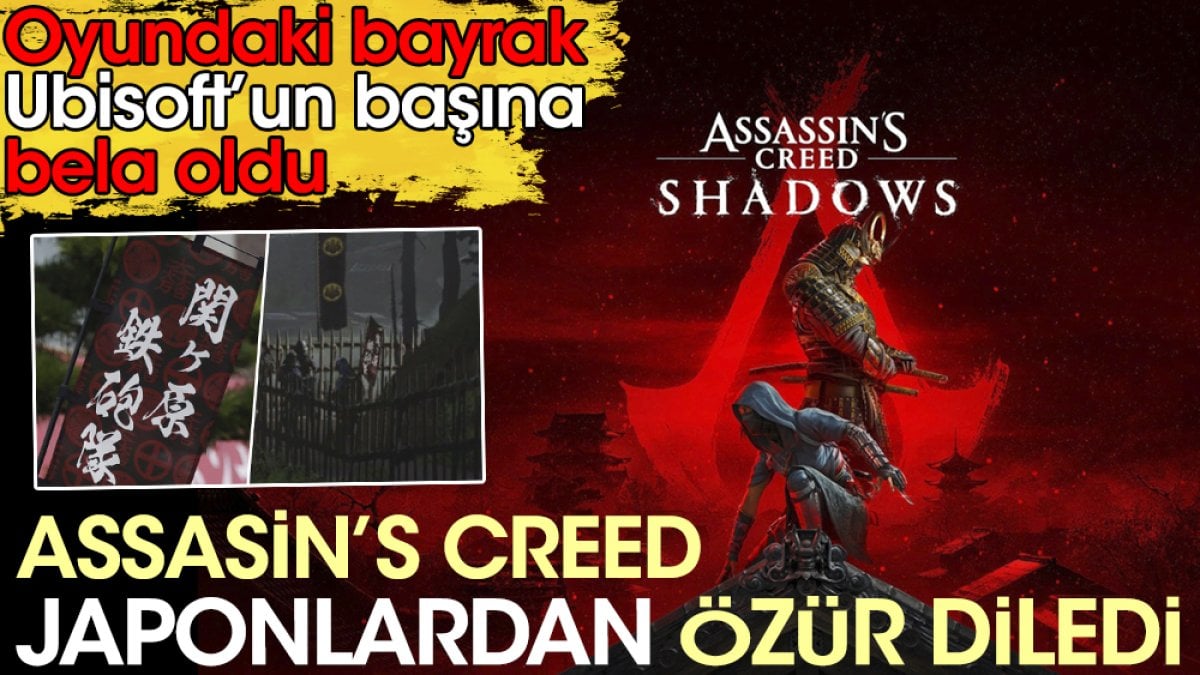 Assassin's Creed, Japonlardan özür diledi. Oyundaki bayrak Ubisoft'un başına bela oldu