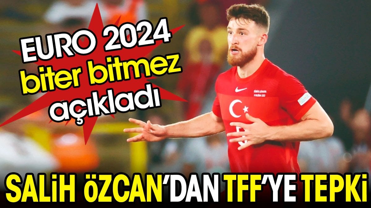 Salih Özcan'dan TFF'ye tepki