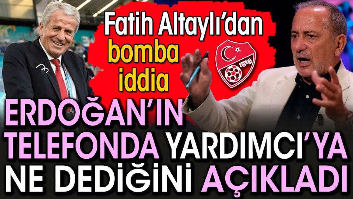 Fatih Altaylı Tayyip Erdoğan Servet Yardımcı görüşmesini açıkladı