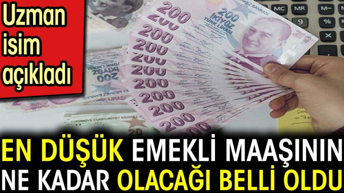 En düşük emekli maaşının ne kadar olacağı belli oldu. Uzman isim açıkladı