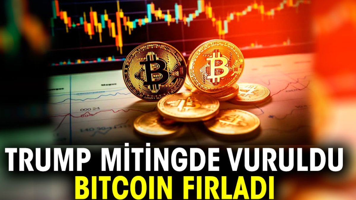 Trump mitingde vuruldu Bitcoin fırladı