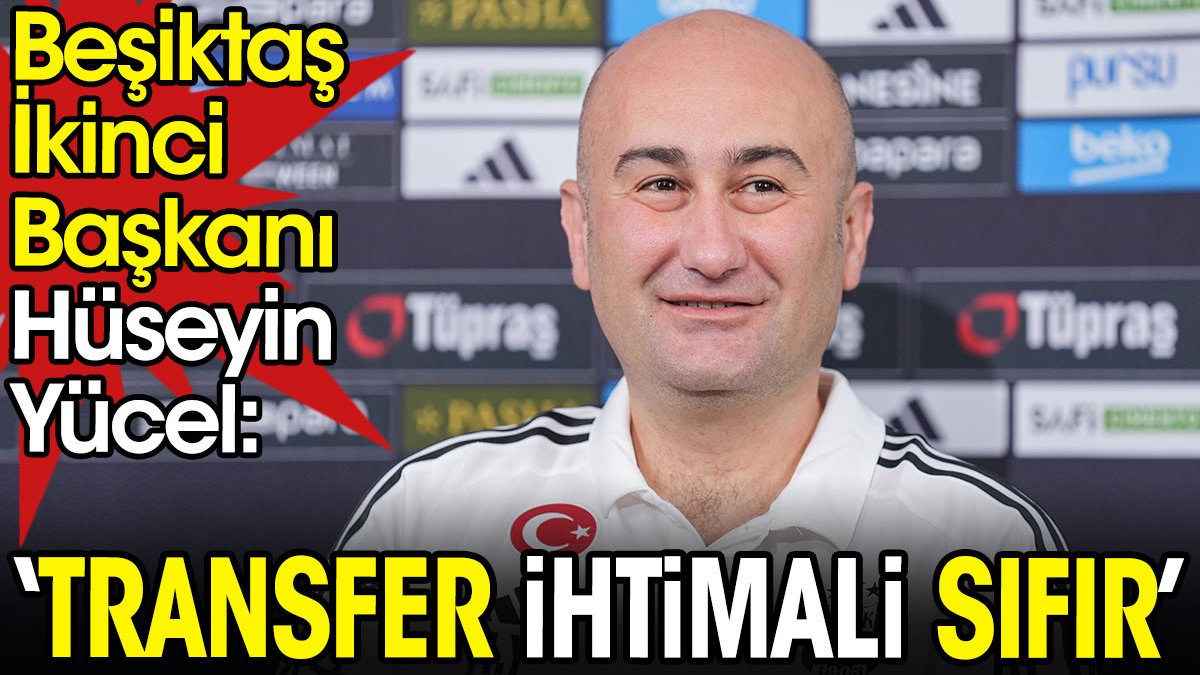 Hüseyin Yücel: Transfer ihtimali sıfır