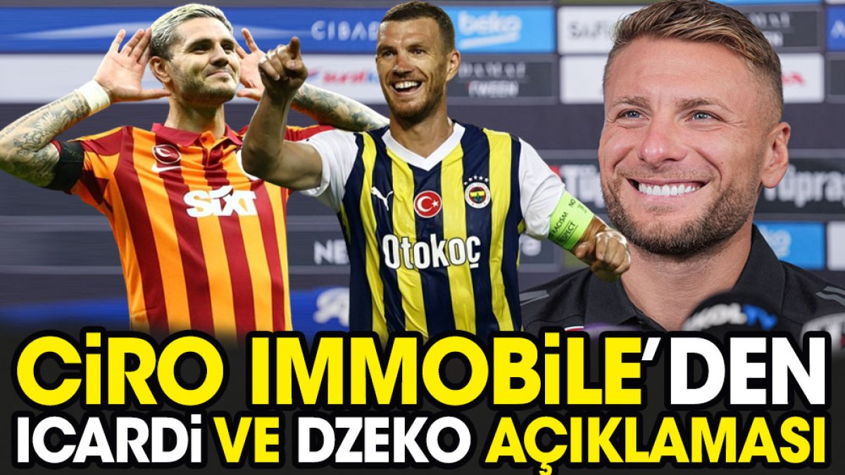 Ciro Immobile'den Icardi ve Dzeko açıklaması