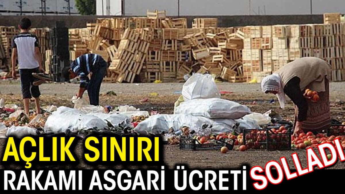 Açlık sınırı rakamı asgari ücreti solladı