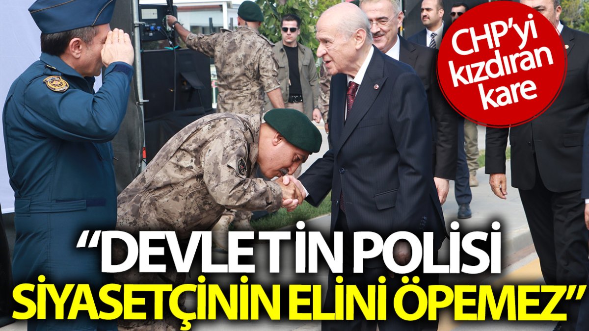 CHP'yi kızdıran kare: Devletin polisi siyasetçinin elini öpemez