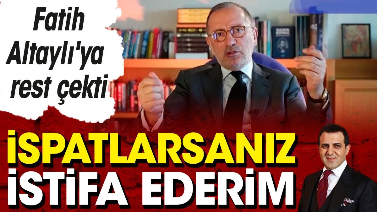 Ünlü milyarder Fatih Altaylı'ya meydan okudu