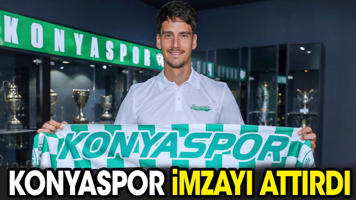 Konyaspor imzayı attırdı