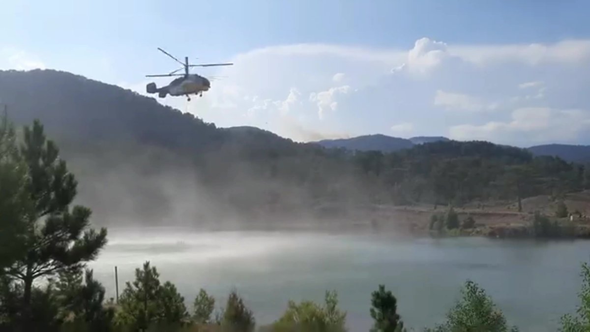 İzmir ve Denizli'de orman yangını! Havadan ve karadan müdahale sürüyor