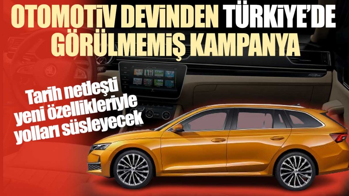 Otomotiv devinden Türkiye'de görülmemiş kampanya. Tarih netleşti yeni özellikleriyle yolları süsleyecek