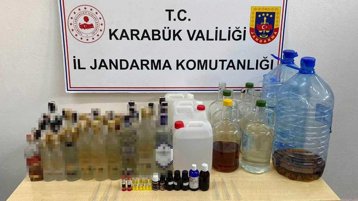 Karabük’te alkol operasyonu